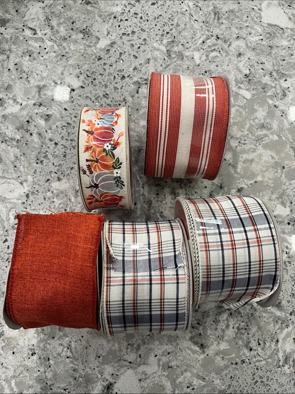5 Fall Celebrate it fall wired ribbon